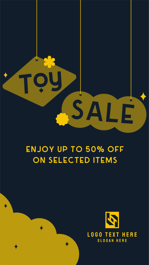 Cute Toys Sale Promo Instagram Story Design Image Preview