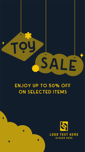 Cute Toys Sale Promo Instagram story Image Preview