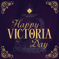 Victoria Day Crown  Instagram Post Design
