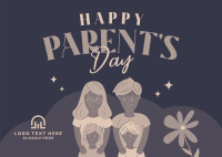 Parents Day Celebration Postcard Image Preview
