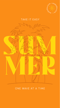 Easy Summer Facebook Story Design
