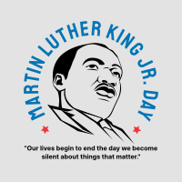 Martin Luther King Jr. Instagram Post Design