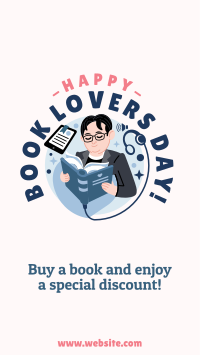 Book Lovers Day Sale Instagram story Image Preview