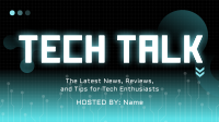 Modern Digital Technology Podcast Animation Image Preview