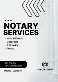 Notary Services Offer Poster Image Preview