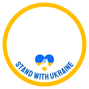 Stand with Ukraine LinkedIn Profile Picture Image Preview