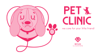Pet Clinic Facebook Event Cover Design