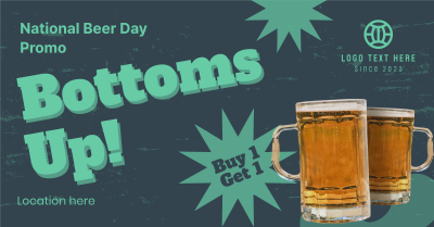 Bottoms Up Facebook ad Image Preview