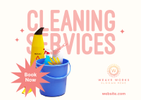 Professional Cleaner Postcard Image Preview