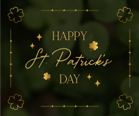 St. Patrick's Day Elegant Facebook Post Design