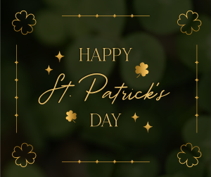 St. Patrick's Day Elegant Facebook post Image Preview