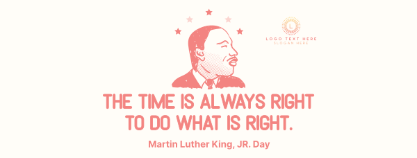 Martin Luther Time Facebook Cover Design Image Preview