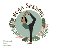 Yoga Sessions Facebook Post Design