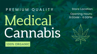 Medical Cannabis Facebook Event Cover Image Preview