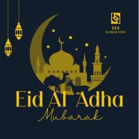 Blessed Eid Al Adha Instagram post Image Preview