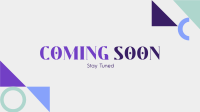 Contemporary Coming Soon YouTube Banner Design