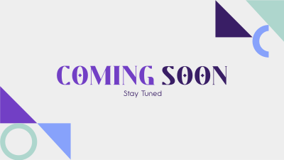Contemporary Coming Soon YouTube cover (channel art) Image Preview
