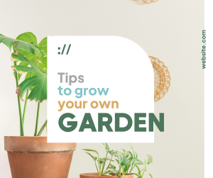 Garden Tips Facebook post Image Preview