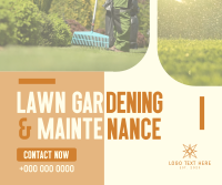 Neat Lawn Maintenance Facebook Post Design