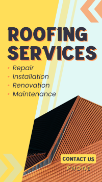 Expert Roofing Services Instagram Story Design