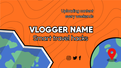 Travel Hacks YouTube Banner Image Preview