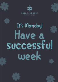 Success Starts on Mondays Flyer Image Preview
