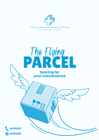 Flying Parcel Poster Image Preview