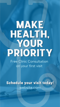Clinic Medical Consultation TikTok video Image Preview