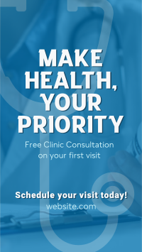 Clinic Medical Consultation Video Image Preview