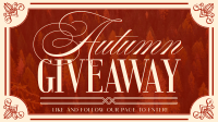Autumn Giveaway Facebook Event Cover Design