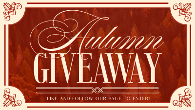 Autumn Giveaway Facebook event cover Image Preview