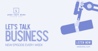 Business Talk Podcast Facebook ad Image Preview