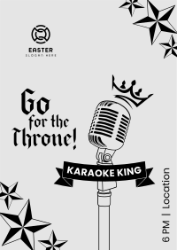 Karaoke King Flyer Image Preview