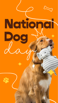 National Dog Day Instagram reel Image Preview
