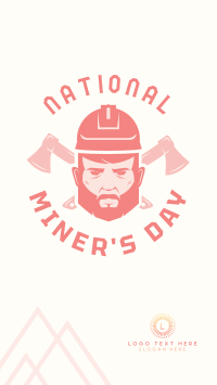 National Miner's Day Instagram story Image Preview