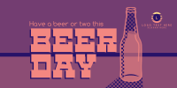 Have a Beer Twitter Post Design