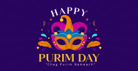 Purim Celebration Event Facebook Ad Design