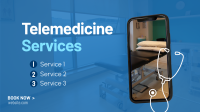 Telemedicine Services Facebook Event Cover Design