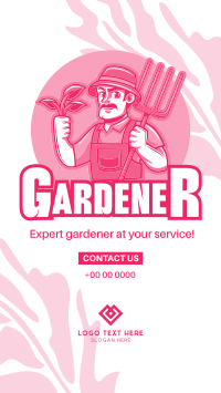 Expert Gardener Mascot YouTube Short Preview