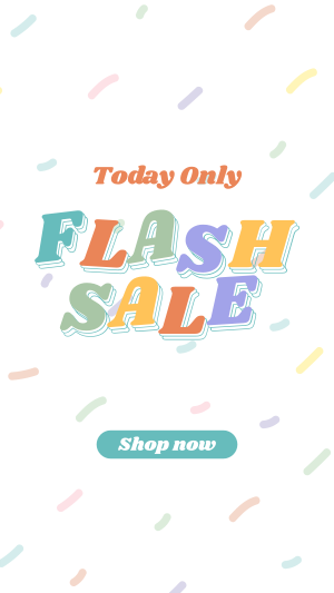 Flash Sale Multicolor Instagram story Image Preview