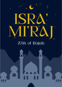 Elegant Isra and Mi'raj Flyer Image Preview