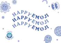 Assorted Emoji Postcard Image Preview