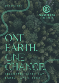 One Earth Poster Design