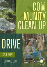 Community Clean Up Drive Flyer Image Preview
