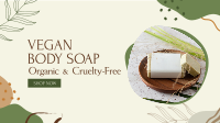 Organic Soap Facebook Event Cover Design