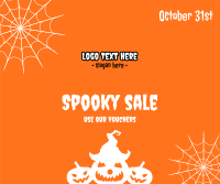 Halloween Spooky Sale  Facebook post Image Preview