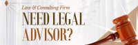 Legal Advising Twitter header (cover) Image Preview