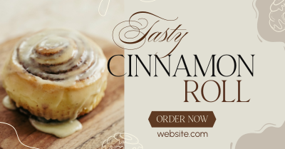 Fluffy Cinnamon Rolls Facebook ad Image Preview
