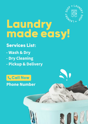 Laundry Made Easy Poster Image Preview