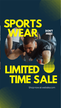 Sportwear Promo TikTok video Image Preview